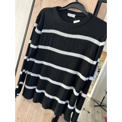 Sweter rozmiar 46 w paski 100%acryl